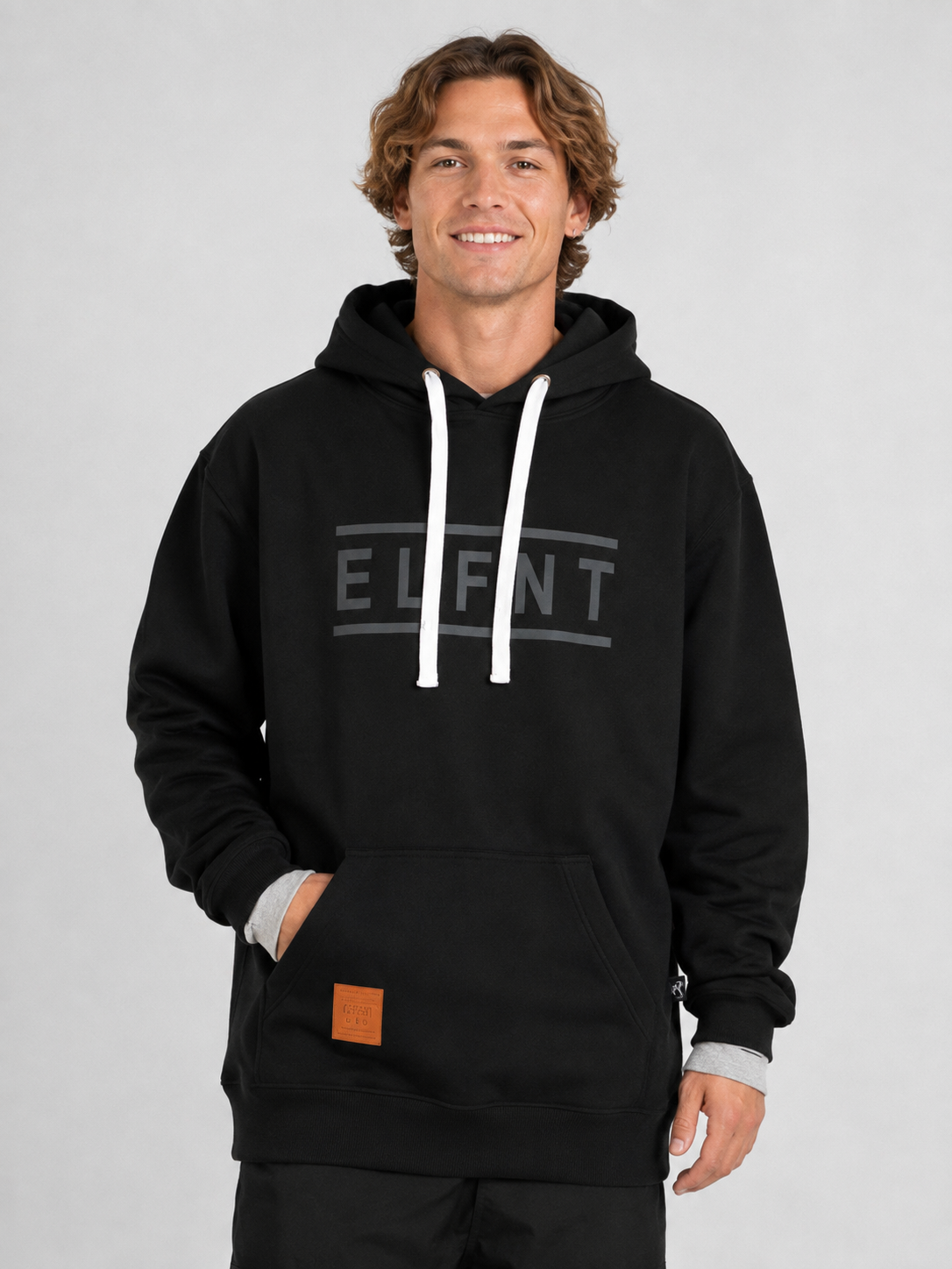 Chad Tall Hoodie — Black