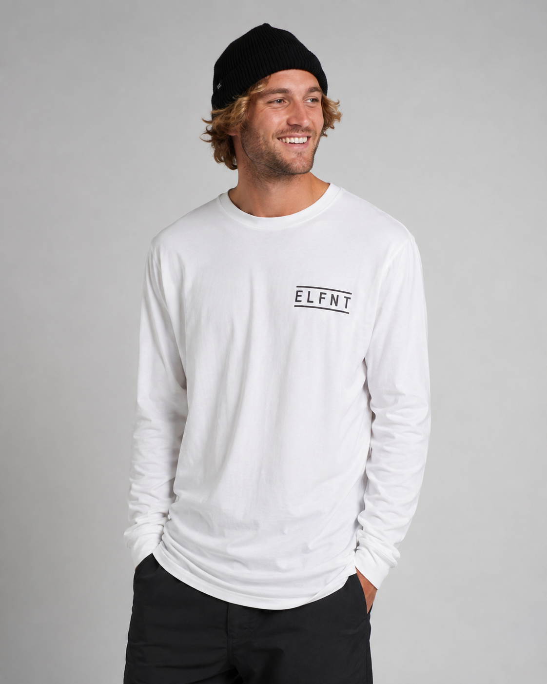Chad L/S Tall Tee — White