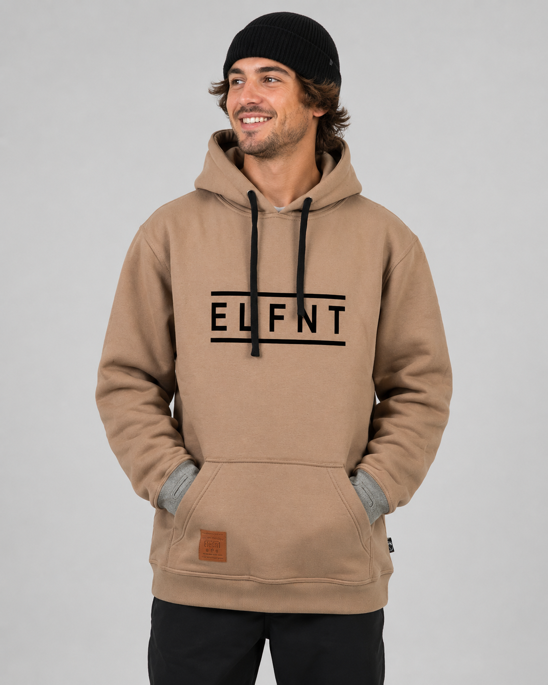 Chad Tall Hoodie — Beige